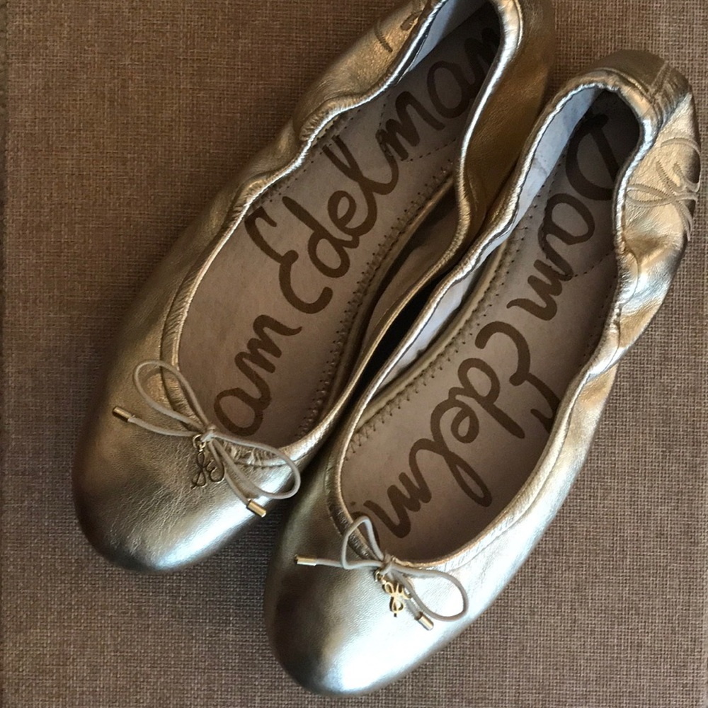 Sam Edelman Felicia gold flats